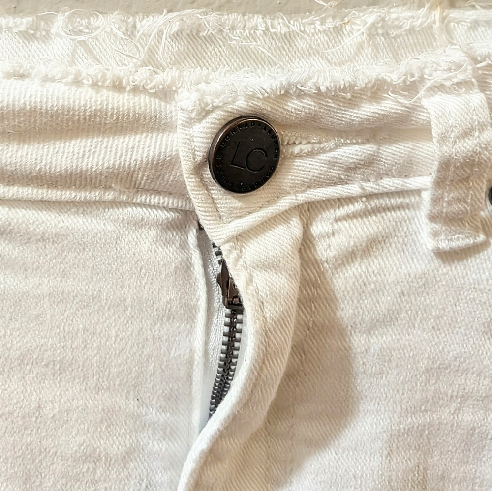 LC Lauren Conrad Women's Cream Skinny Jeans Size 8 - Picture 2 of 7